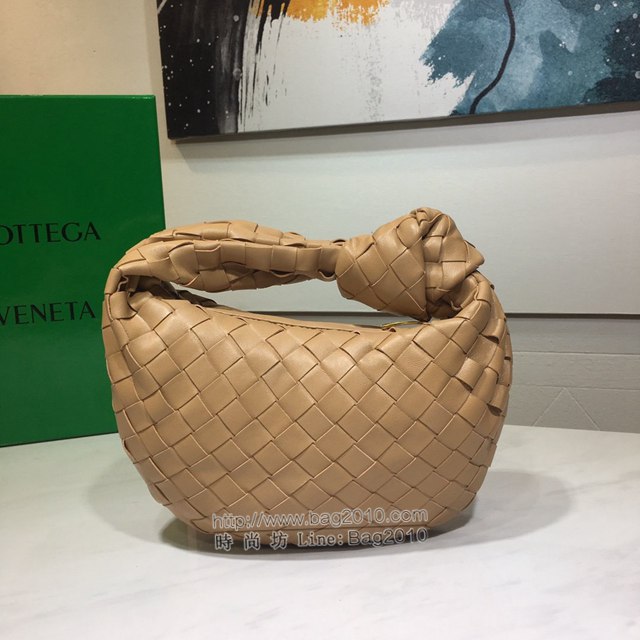 Bottega veneta高端女包 98080 寶緹嘉小號羊皮手工編織女包 BV爆款jodie新版本2代編織打結圓形hobo包  gxz1141